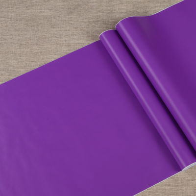 품질  Jinyi 5553 Handcraft Waterproof Purple Wall Furniture Gift Book Cover Solid Simple Home Decor PVC Material Sticker 공장