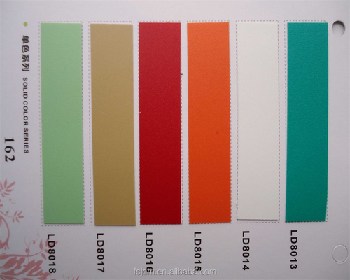 Non Self Adhesive Solid Color PVC Furniture Film PVC Material For Interior Door Decoration