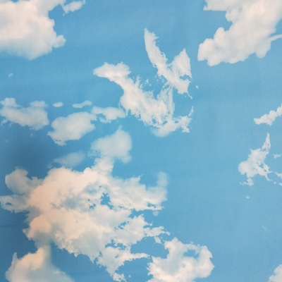 Home Decoration Self Adhesive Roll Wallpaper Blue Sky PVC Self Adhesive Wallpaper