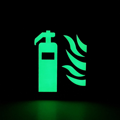 Self Adhesive Glow In The Dark Self Adhesive Signs / Self Adhesive Vinyl PVC / Luminous Films