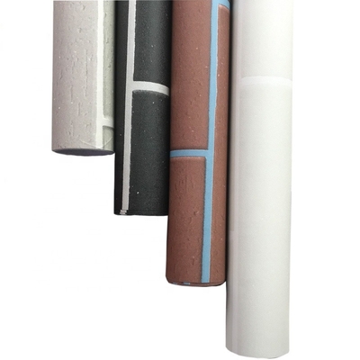 Rolls Modern 3d Brick Stone Wallpaper Self Adhesive PVC Wallpaper