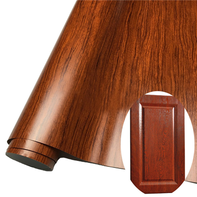 MDF Vacuum Press PVC Film Non Self Adhesive Wooden Grain